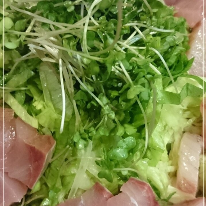 薬味たっぷりカルパッチョ~~